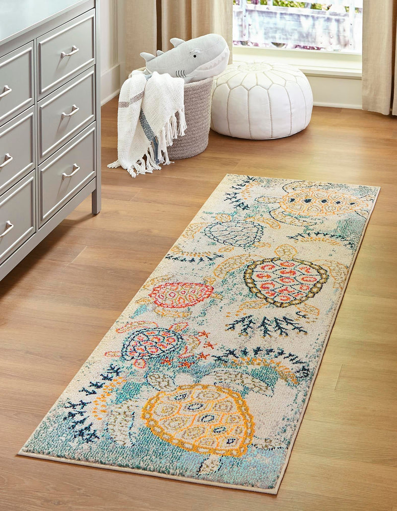 Sorrento Shores Collection Area Rug -  Massa Runner Beige  lifestyle 23