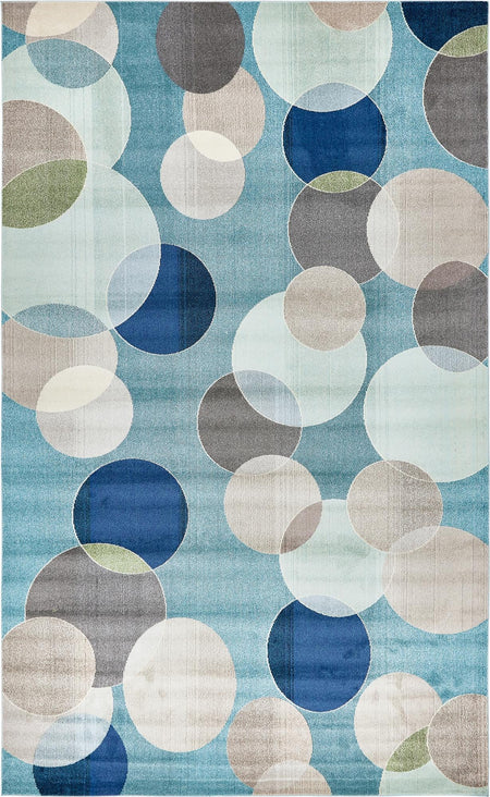 Chromatic Oasis Collection Area Rug -  Zephyr