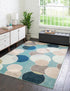 Chromatic Oasis Collection Area Rug -  Zephyr