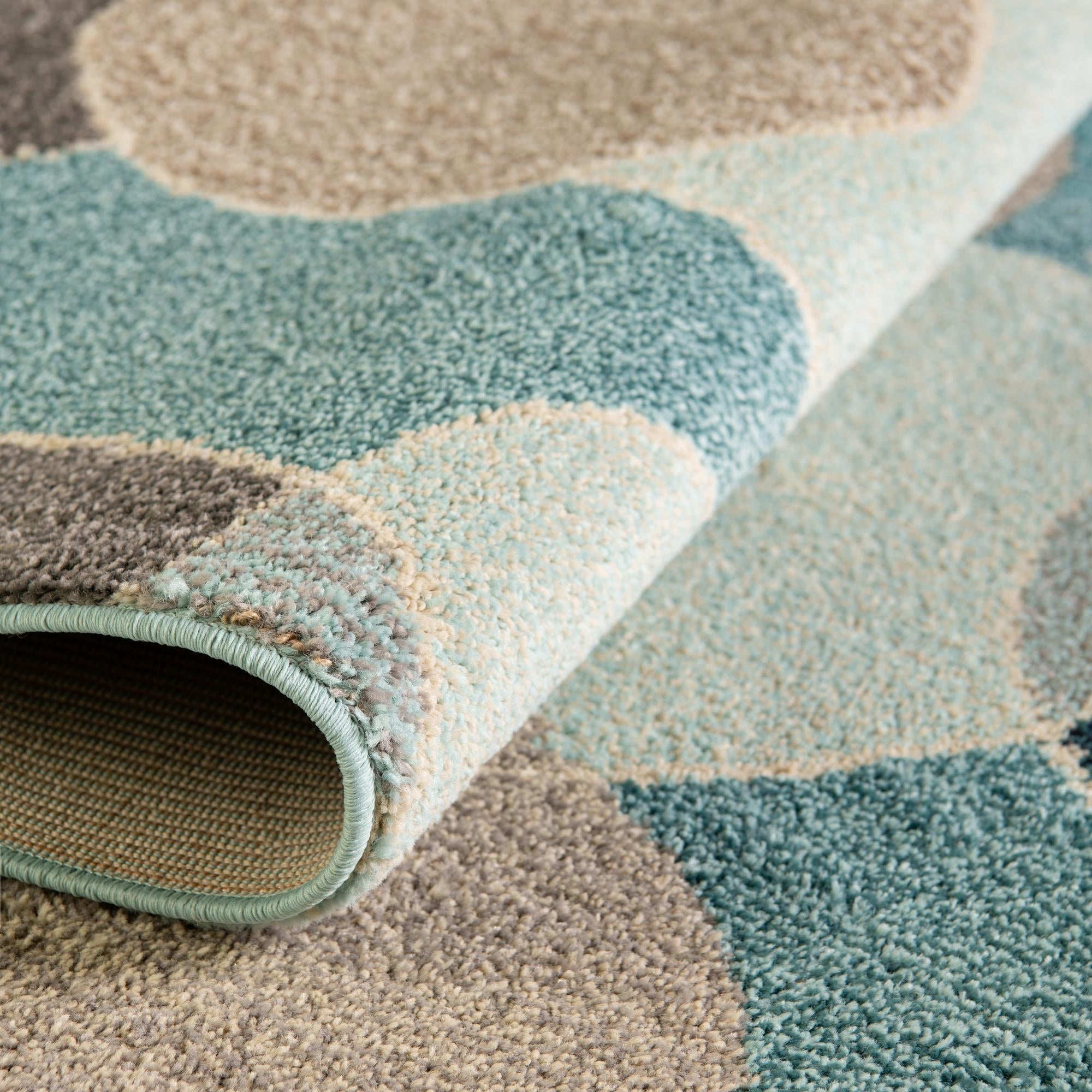 Chromatic Oasis Collection Area Rug -  Zephyr