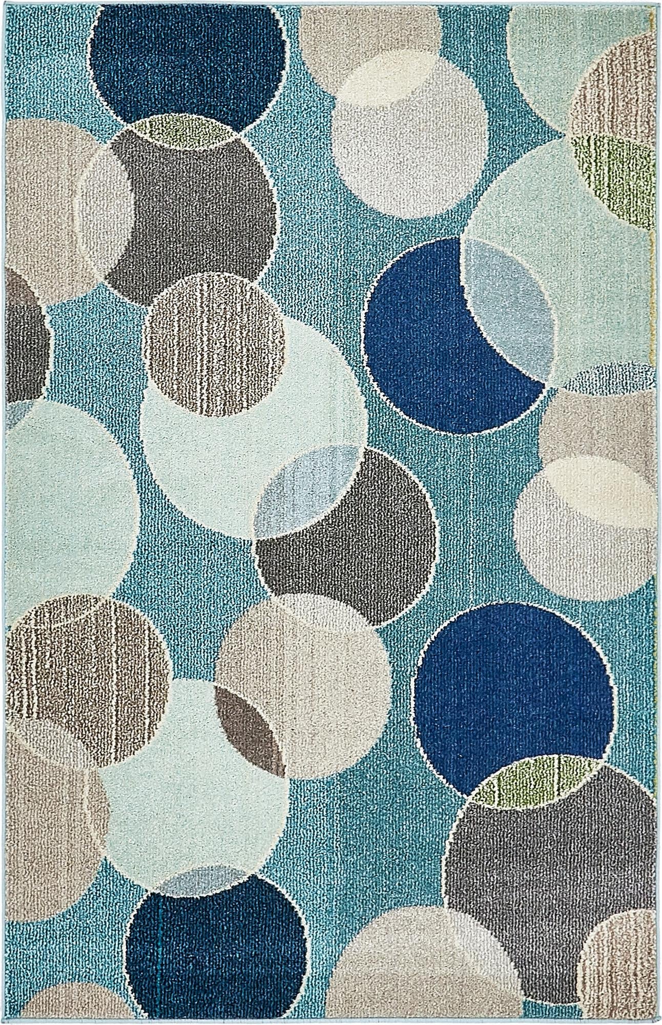 Chromatic Oasis Collection Area Rug -  Zephyr