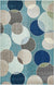 Chromatic Oasis Collection Area Rug -  Zephyr Rectangle Blue  lifestyle 2