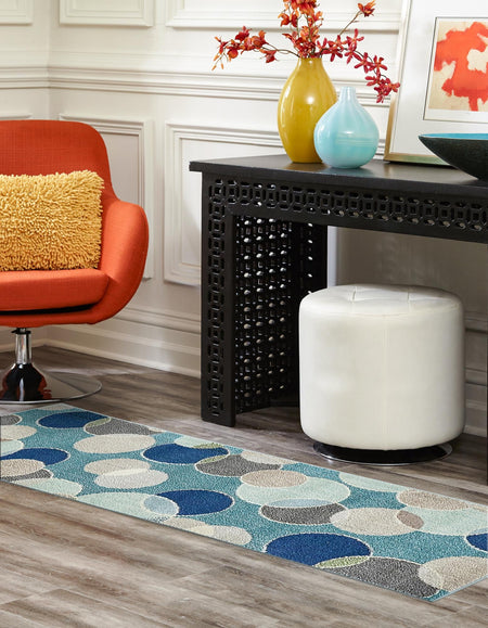 Chromatic Oasis Collection Area Rug -  Zephyr