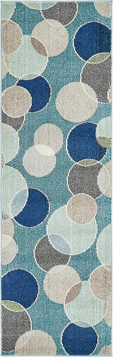 Chromatic Oasis Collection Area Rug -  Zephyr