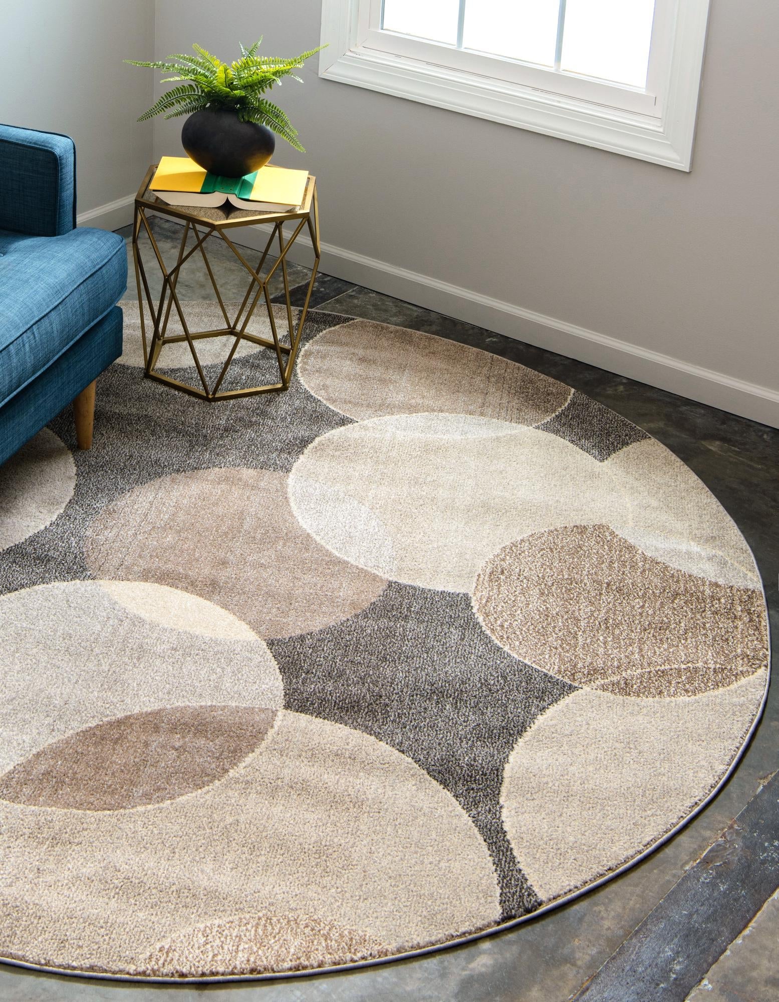 Chromatic Oasis Collection Area Rug -  Zephyr