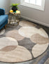 Chromatic Oasis Collection Area Rug -  Zephyr