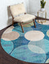 Chromatic Oasis Collection Area Rug -  Zephyr