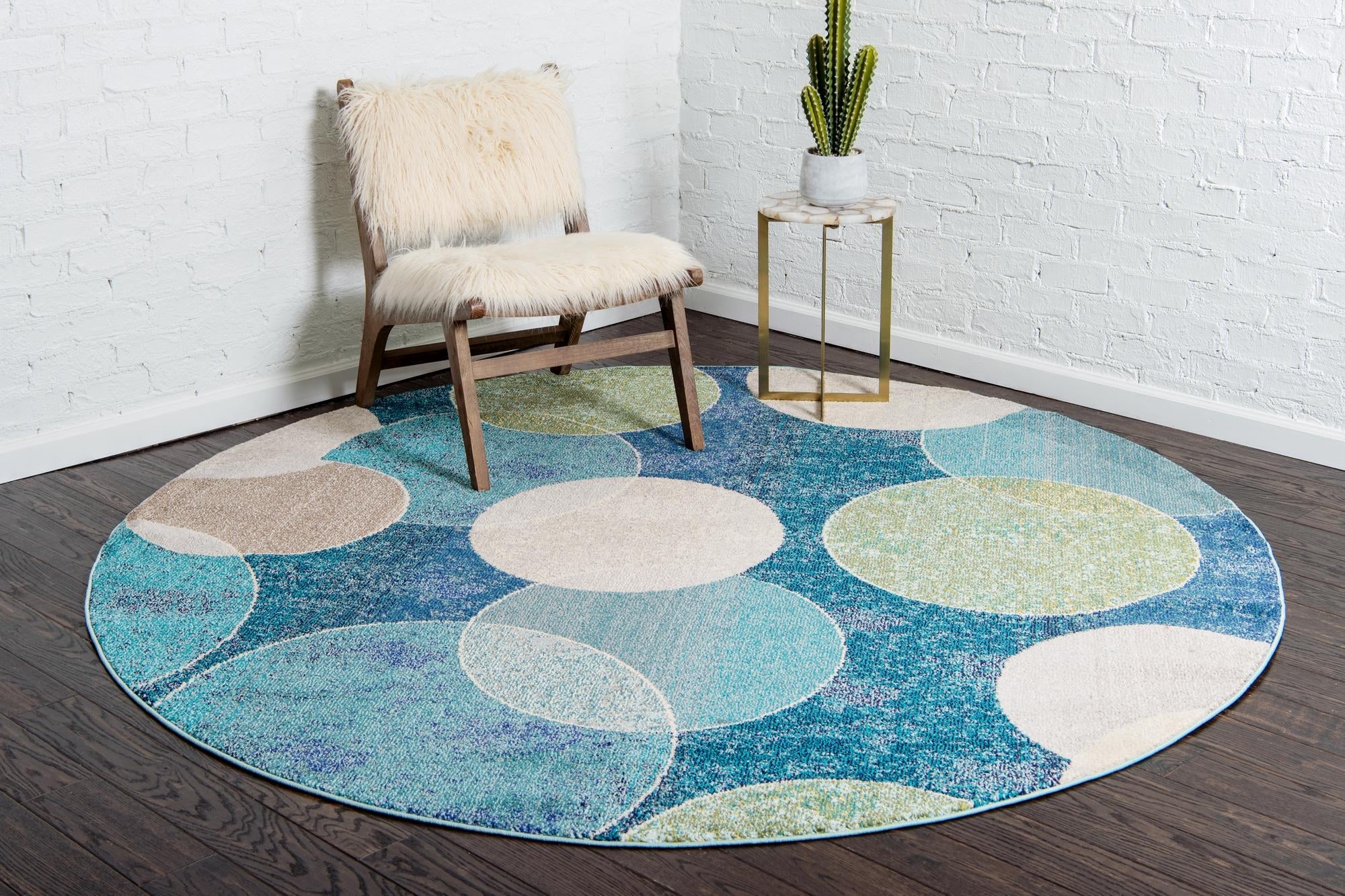 Chromatic Oasis Collection Area Rug -  Zephyr