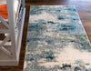 Chromatic Oasis Collection Area Rug -  Serene Rectangle Light Blue  lifestyle 6