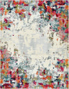 Chromatic Oasis Collection Area Rug -  Blush Rectangle Multi Main