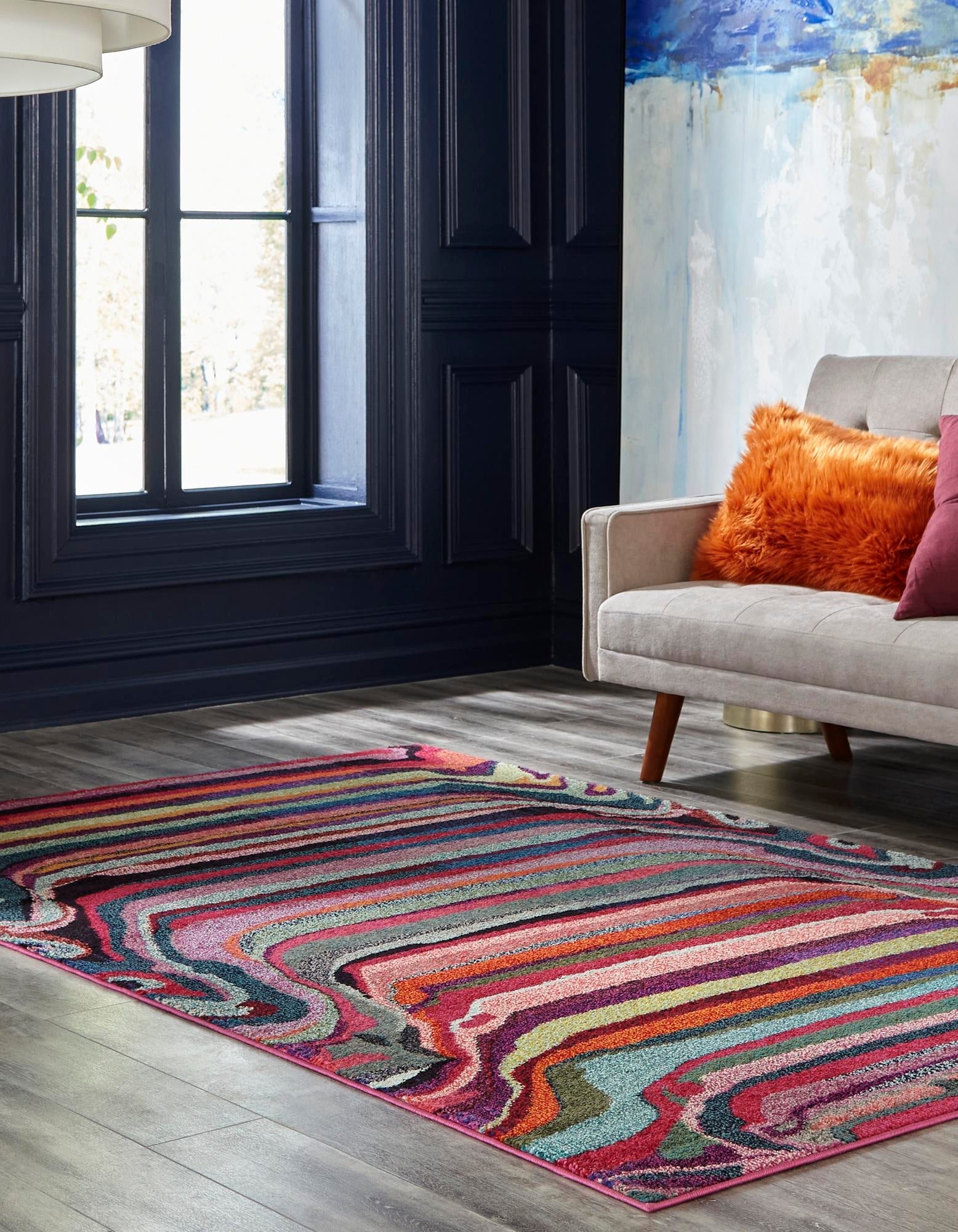 Chromatic Oasis Collection Area Rug -  Dapple