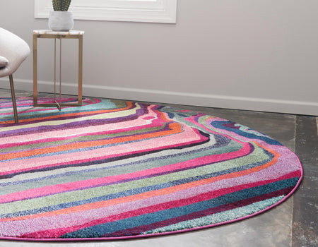 Chromatic Oasis Collection Area Rug -  Dapple