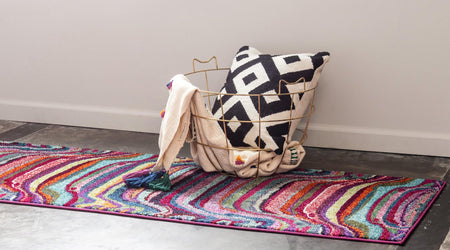 Chromatic Oasis Collection Area Rug -  Dapple