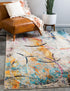 Chromatic Oasis Collection Area Rug -  Fresco