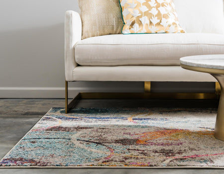 Chromatic Oasis Collection Area Rug -  Fresco