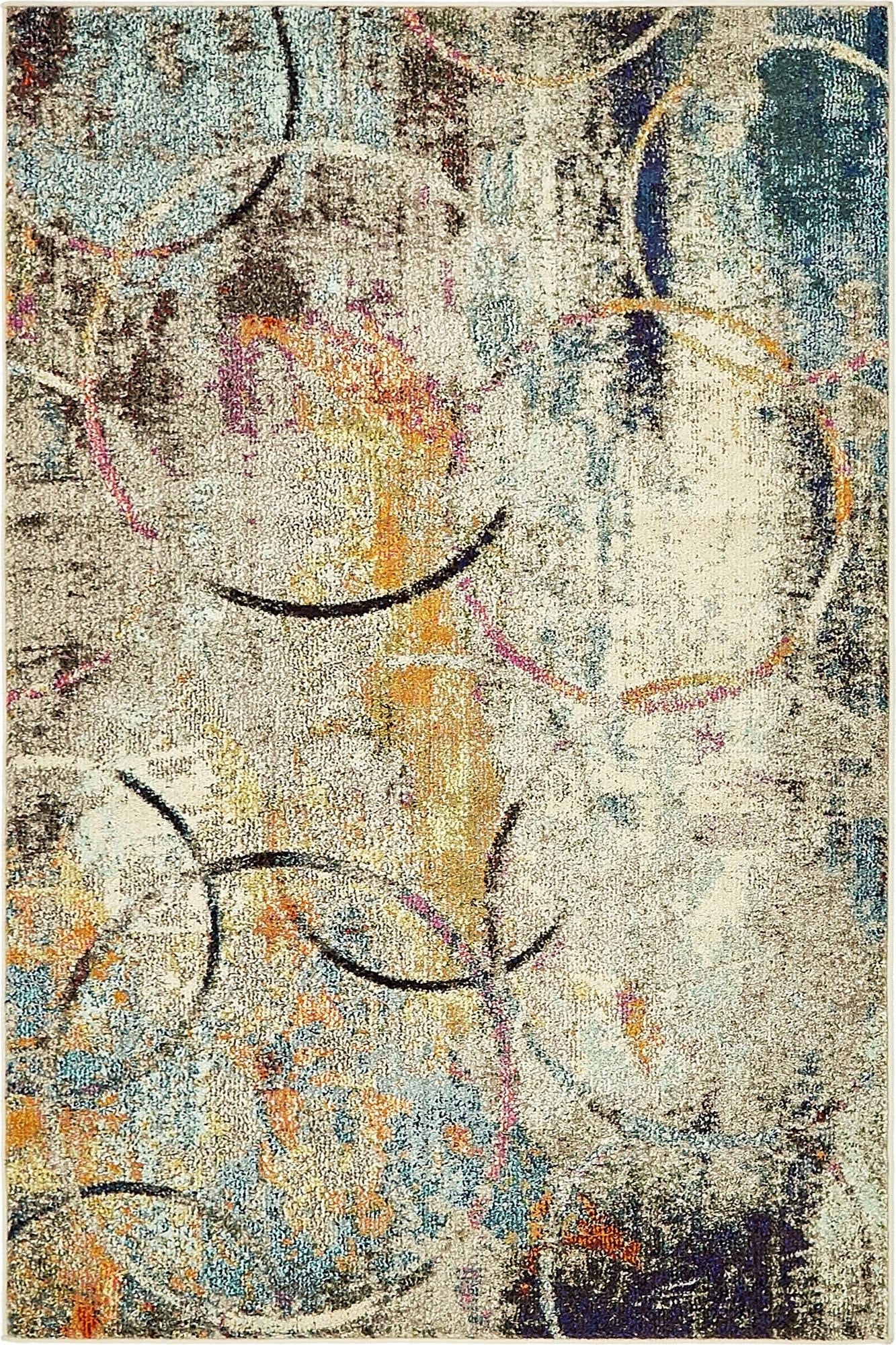 Chromatic Oasis Collection Area Rug -  Fresco