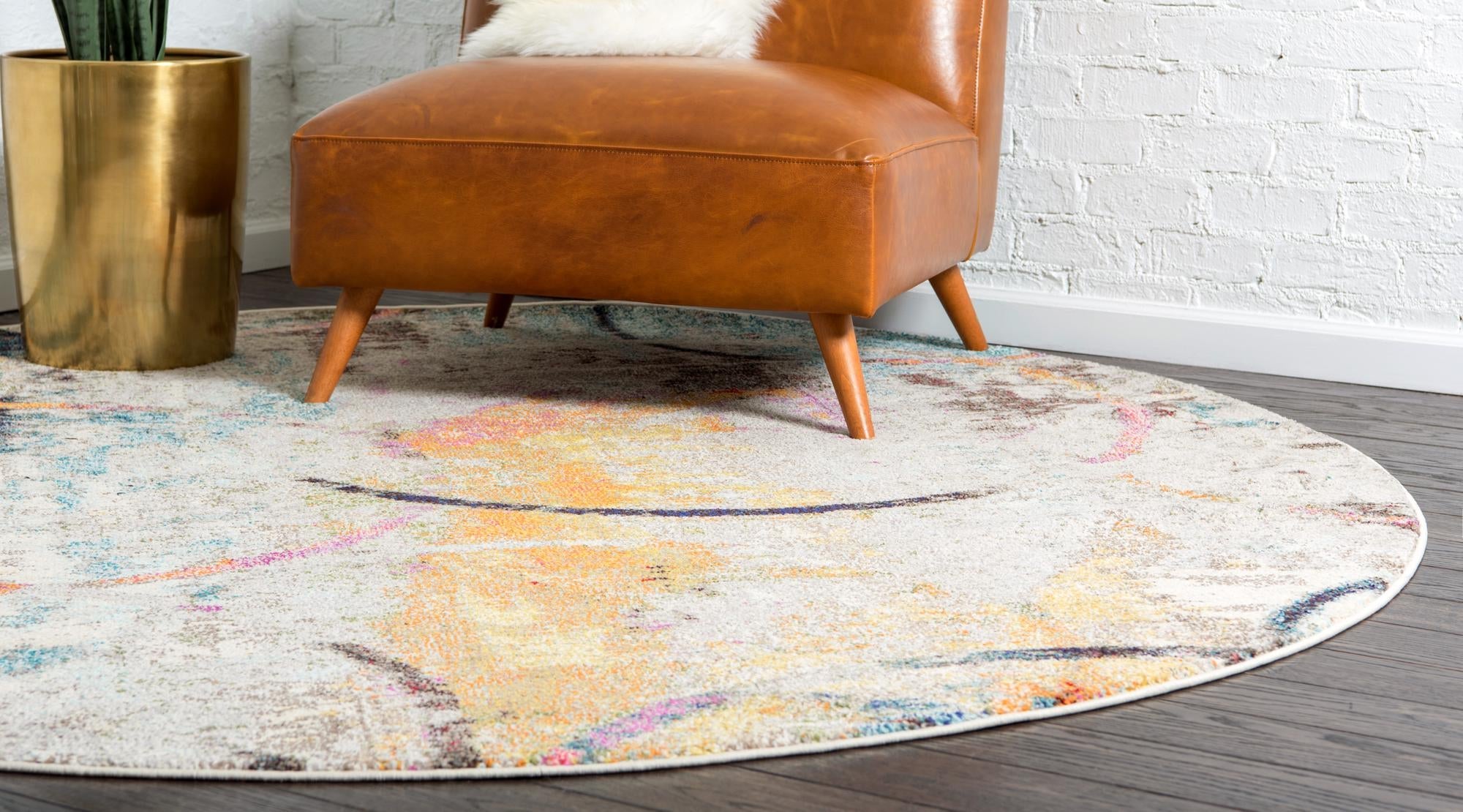 Chromatic Oasis Collection Area Rug -  Fresco