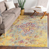 Venetian Tapestry Collection Area Rug -  Castello Rectangle Yellow  lifestyle 11