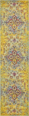 Venetian Tapestry Collection Area Rug -  Castello Runner Yellow  lifestyle 15