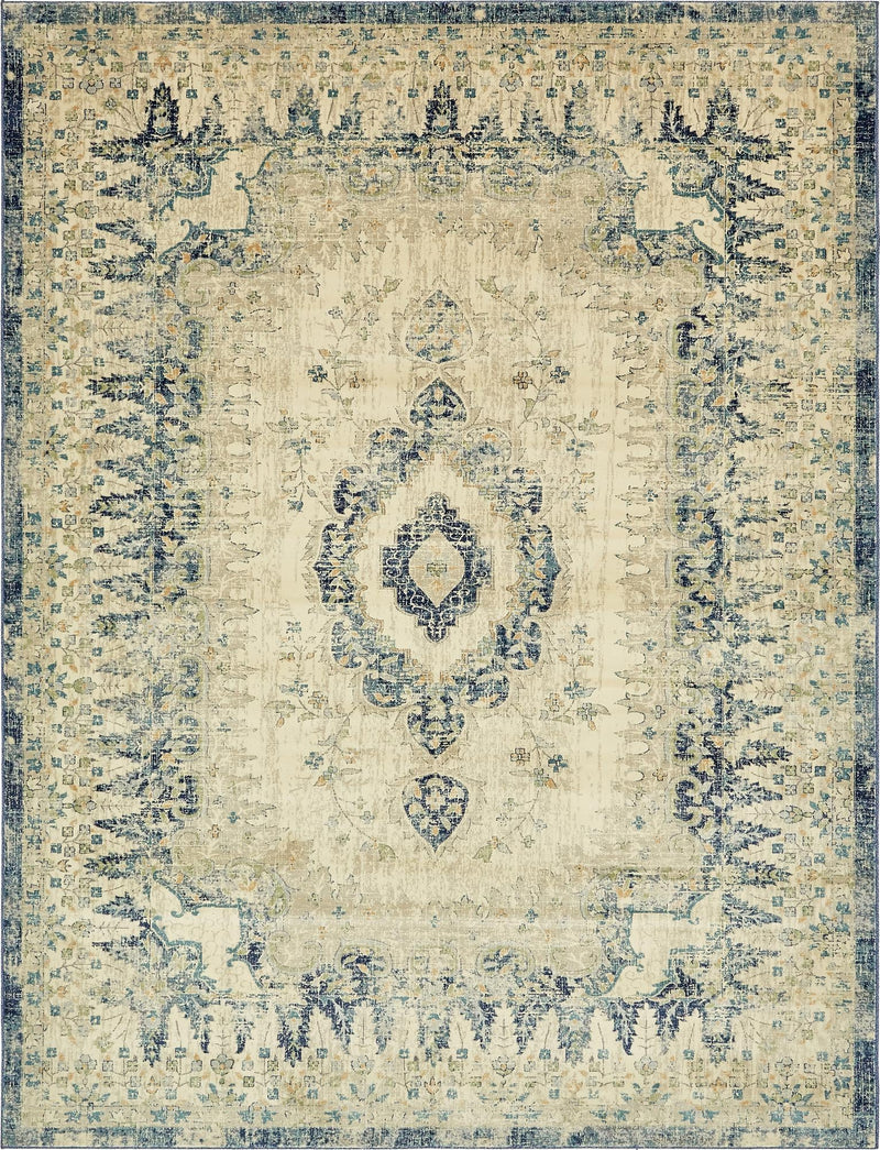 Copenhagen Dahlia Collection Area Rug -  Valby Rectangle Beige Main