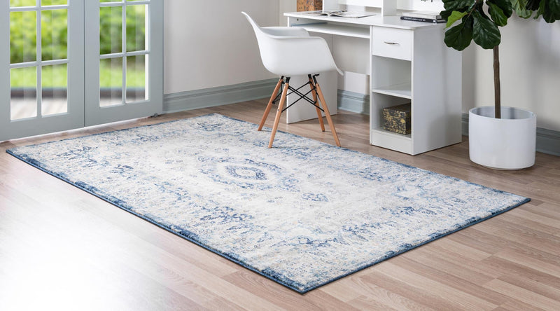 Copenhagen Dahlia Collection Area Rug -  Valby Rectangle Beige  lifestyle 5