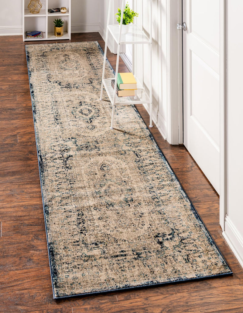 Copenhagen Dahlia Collection Area Rug -  Valby Runner Beige  lifestyle 22