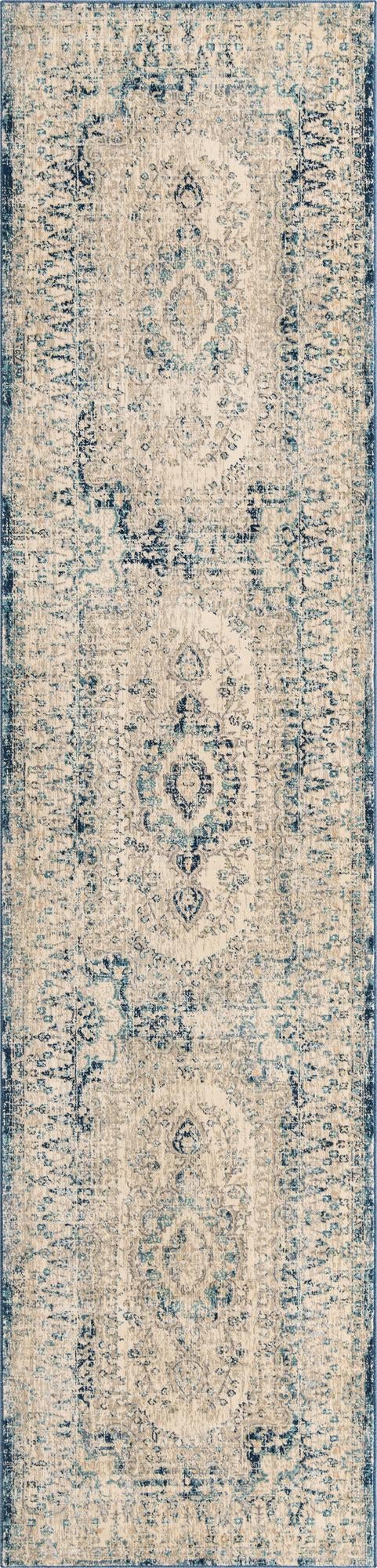 Copenhagen Dahlia Collection Area Rug -  Valby Runner Beige  lifestyle 20