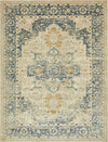 Copenhagen Dahlia Collection Area Rug -  Hellerup Rectangle Beige Main