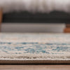 Copenhagen Dahlia Collection Area Rug -  Hellerup Square Beige  lifestyle 24