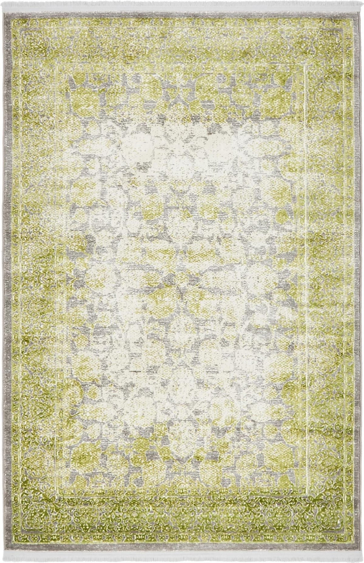 Rustic Charm Revival Collection Area Rug -  Pastoral Rectangle Light Green  lifestyle 2