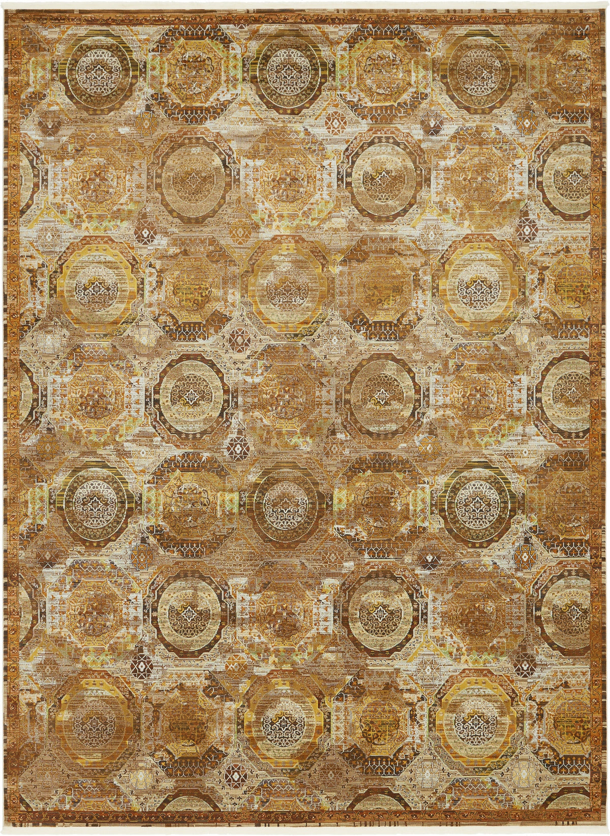 Caribbean Breeze Collection Area Rug -  Kingston Rectangle Beige Main