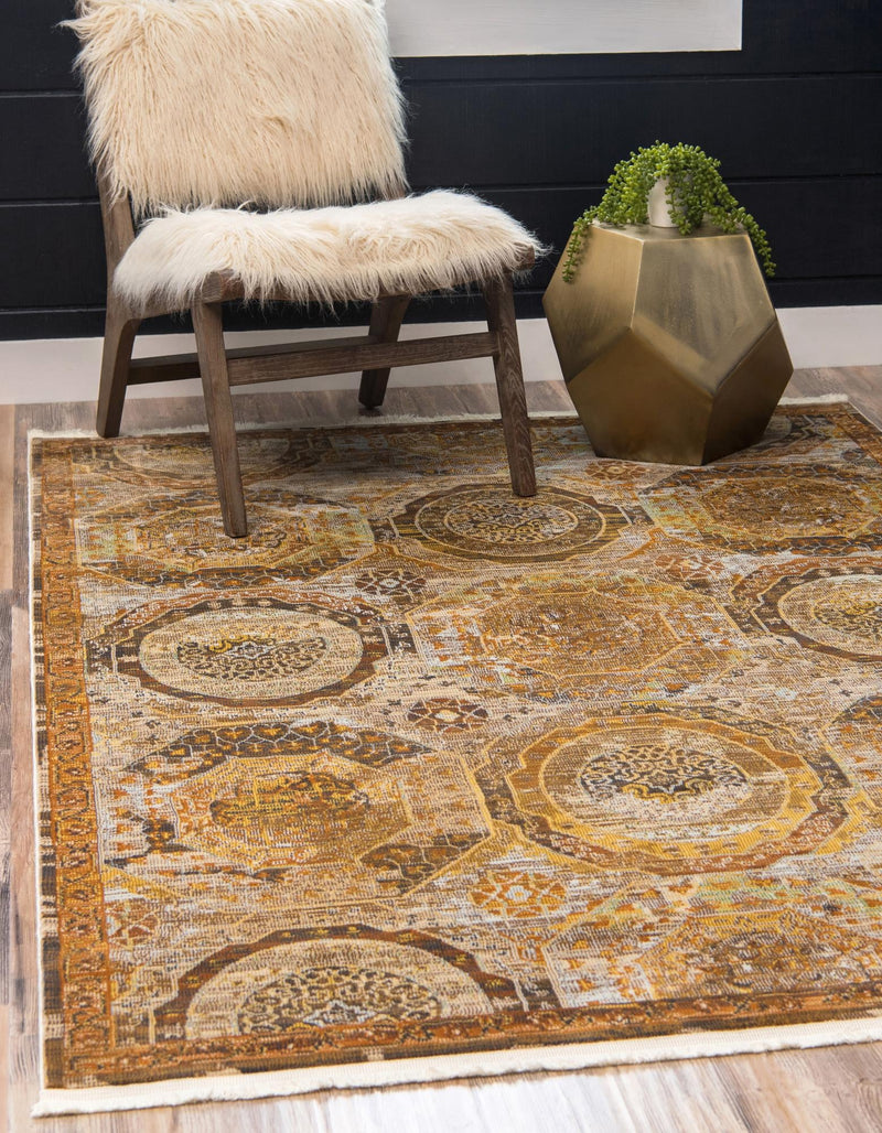 Caribbean Breeze Collection Area Rug -  Kingston Rectangle Beige  lifestyle 2