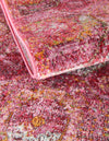 Caribbean Breeze Collection Area Rug -  Lucia Rectangle Pink  lifestyle 10