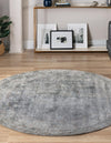 Caribbean Breeze Collection Area Rug -  Utila Round Fume Gray  lifestyle 22