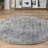 Caribbean Breeze Collection Area Rug -  Utila Round Fume Gray  lifestyle 91