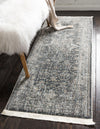 Caribbean Breeze Collection Area Rug -  Utila Runner Fume Gray  lifestyle 33