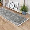 Caribbean Breeze Collection Area Rug -  Utila Runner Fume Gray  lifestyle 96