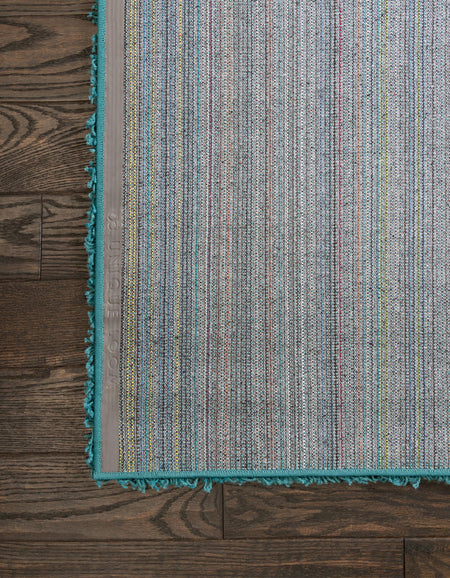 Plush Oasis Collection Area Rug - Serenity (Deep Aqua Blue)