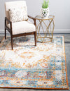 Amalfi Coast Woven Collection Area Rug -  Ravello Rectangle Beige  lifestyle 3