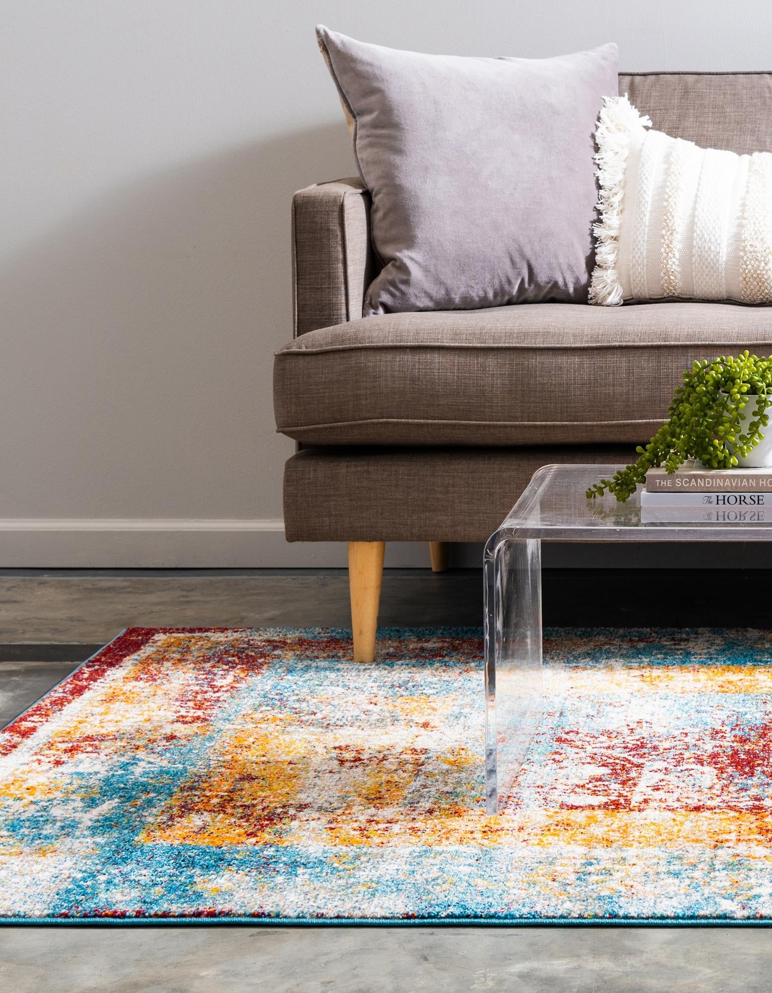 Amalfi Coast Woven Collection Area Rug - Sorrento