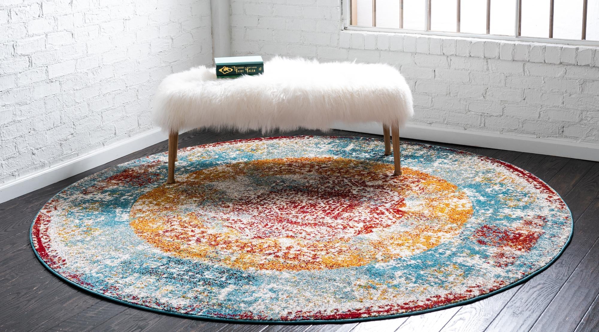 Amalfi Coast Woven Collection Area Rug - Sorrento