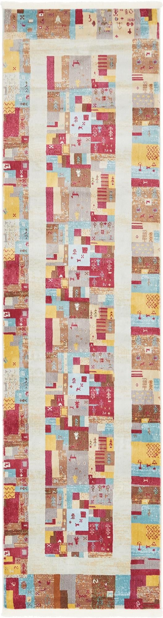 Nomad Haven Collection Area Rug -  Sonoran Runner Multi  lifestyle 12