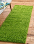 Plush Oasis Collection Area Rug - Serenity (Grass Green)