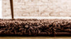 Plush Oasis Collection Area Rug - Serenity (Chocolate Brown) Runner Chocolate Brown  lifestyle 7