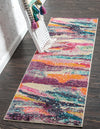 Chromatic Oasis Collection Area Rug -  Solace Runner Multi  lifestyle 14