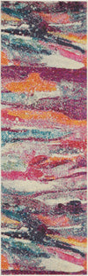 Chromatic Oasis Collection Area Rug -  Solace Runner Multi  lifestyle 11