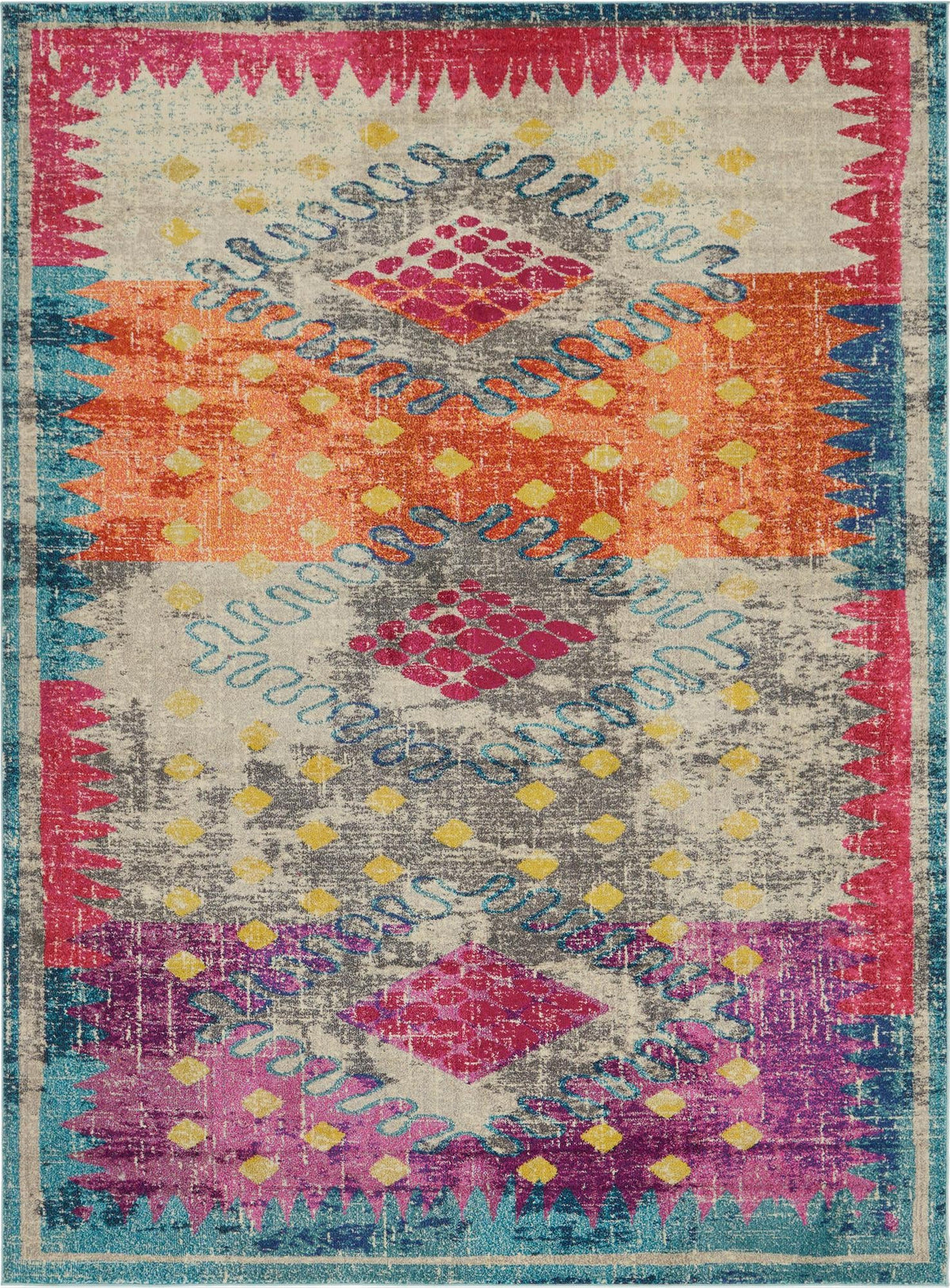 Venetian Tapestry Collection Area Rug -  Dorsoduro Rectangle Multi Main