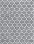 Trellis Mosaic Collection Area Rug -  Pergolatown (Light Gray)