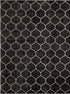 Trellis Mosaic Collection Area Rug -  Pergolatown (Dark Gray)