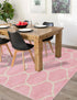 Trellis Mosaic Collection Area Rug -  Pergolatown (Light Pink)